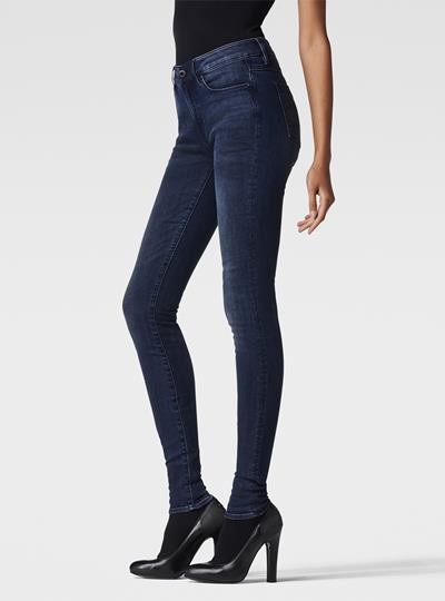 g star 3301 high waist skinny jeans