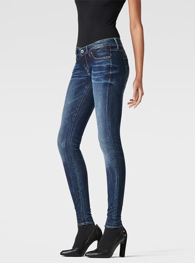 3301 Low-Rise Super Skinny Jeans