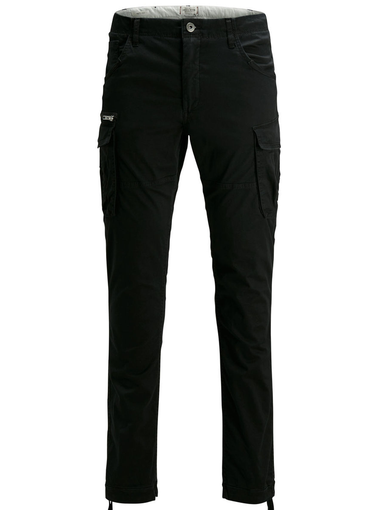 JACK & Paul Chop Cargo Broek Zwart - Denimandjeans.nl