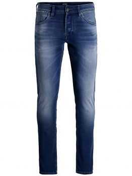 JACK & JONES Glenn Dash Ge 103 Indigo Knit Slim Fit Jeans Heren Blauw