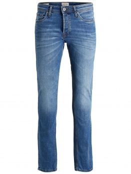 JACK & JONES Tim Original Am 420 Slim Fit Jeans Heren Blauw