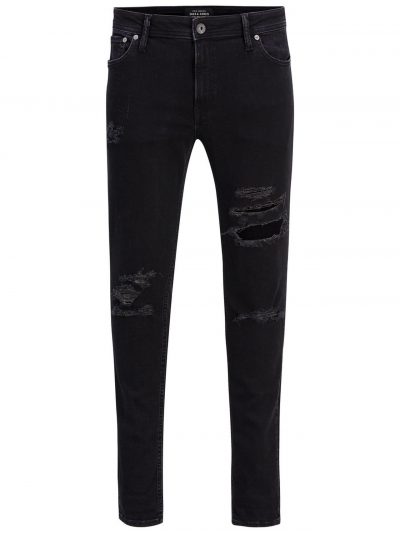 JACK & JONES Liam Original Am 502 Skinny Jeans Heren Zwart